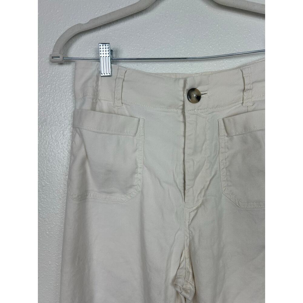 Maeve Cream Wide Leg Pants - Picture 8 of 11